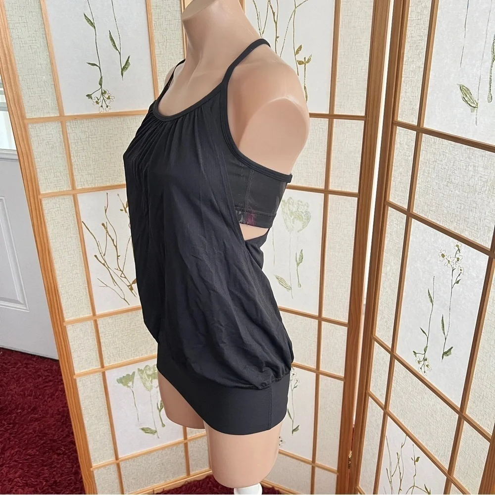 LULULEMON No Limits Tank Black/Midnight Iris Multi